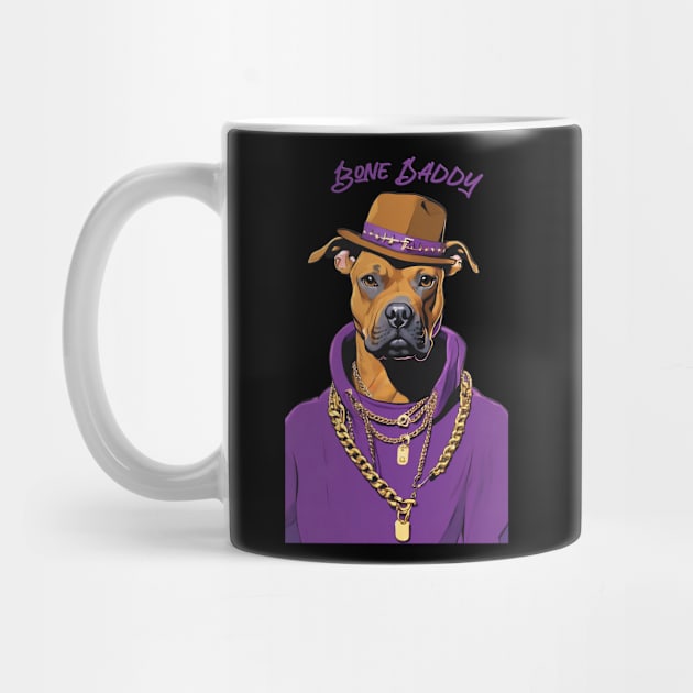 Bone Daddy With Hat (Purple) by Long-N-Short-Shop